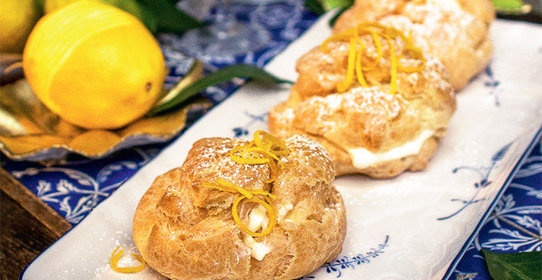 Лимонные эклеры от Юлии Высоцкой
