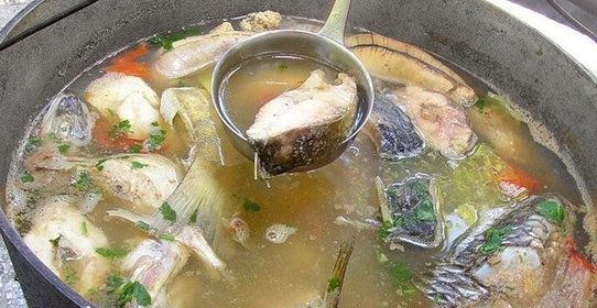 Уха на костре