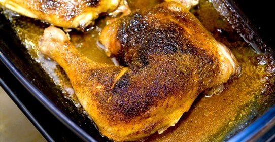Куриные окорочка в пиве