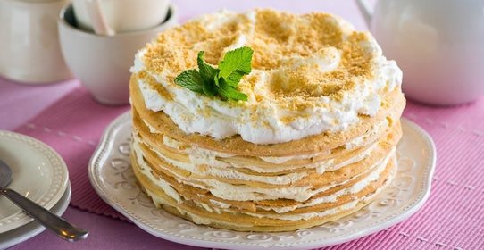 Торт Наполеон классический