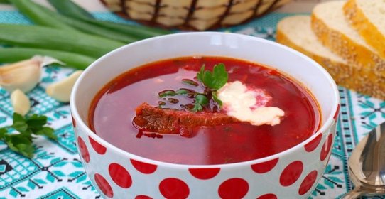 Борщ с телятиной