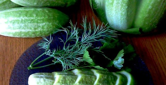 Домашние малосольные огурцы