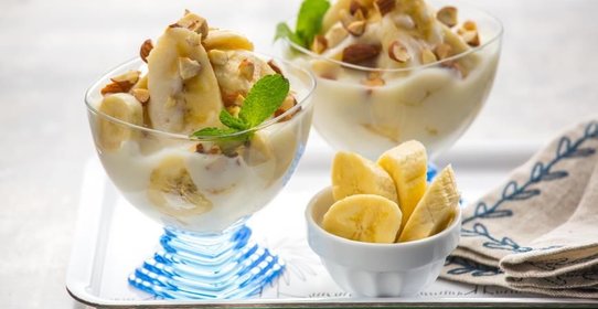 Десерт из бананов