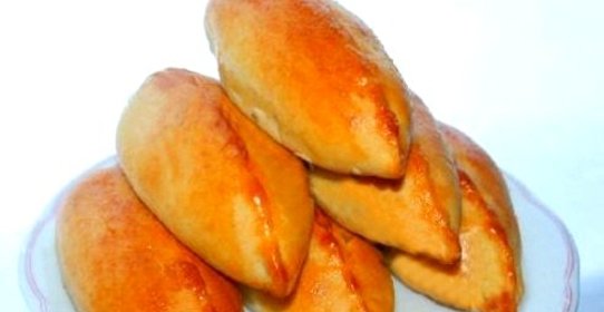 Пирожки с грибами и луком