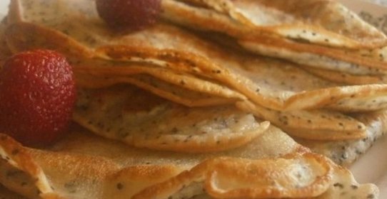 Медовые блинчики с маком