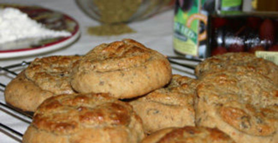 Булочки с оливками