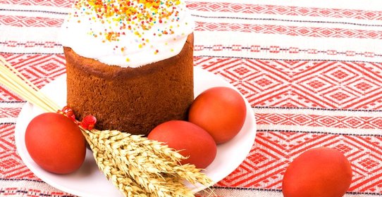 Пасхальный кулич с белковым кремом