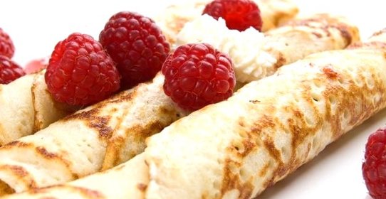 Блинчики на сливках