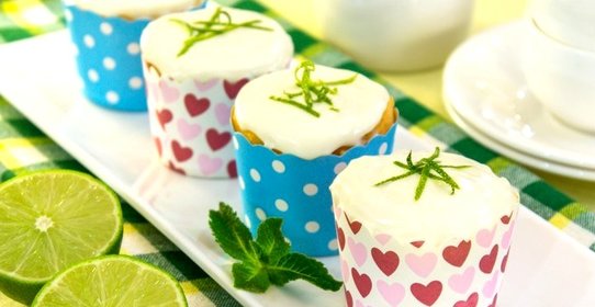 Кексы с лаймовым кремом