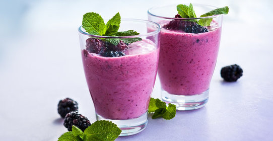 Ежевичный смузи