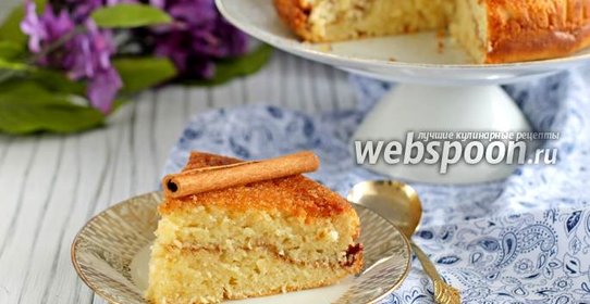 Коричный пирог с корочкой