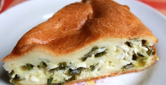 Заливной пирог на кефире