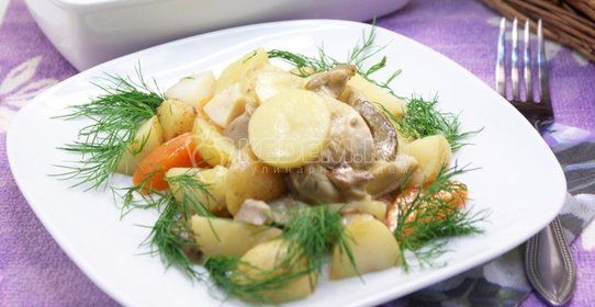 Котлеты из картофеля и сельди