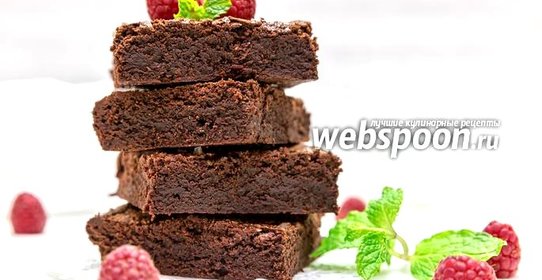 Брауни с оливковым маслом и морской солью