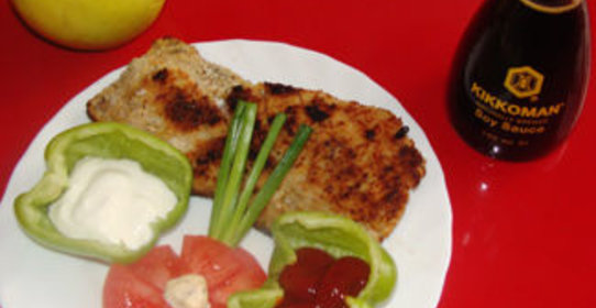 Горбуша на гриле Пикантная