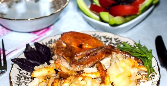 Цыпленок табака в духовке