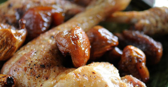 Курица с инжиром и медом