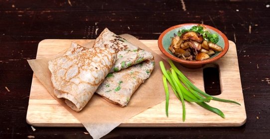 Гречишные блины постные