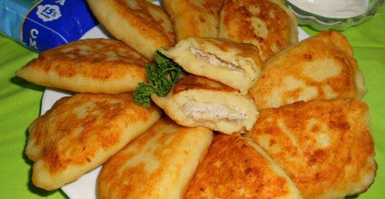 Пирожки с мясом из картофельного теста