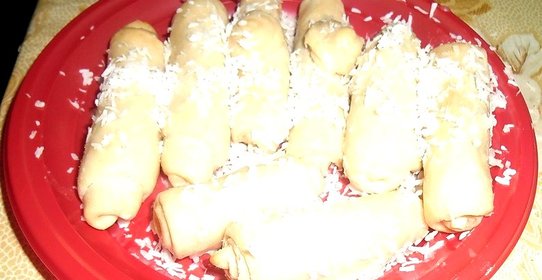 Кокосовые трубочки