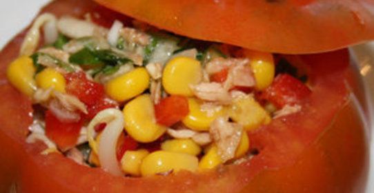 Испанский салат с тунцом