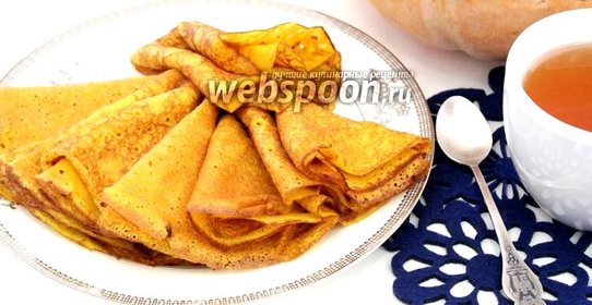 Блины из тыквы