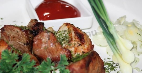 Грузинский шашлык из свинины