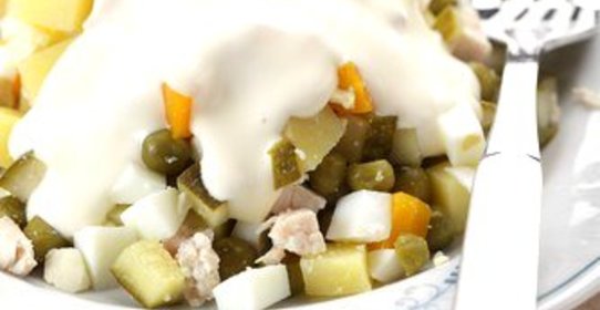 Салат из картофеля
