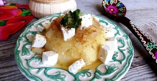 Овощное рагу с сыром