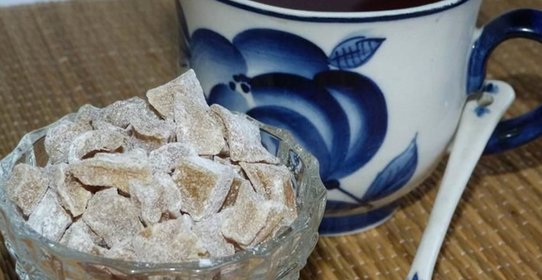 Цукаты из имбиря