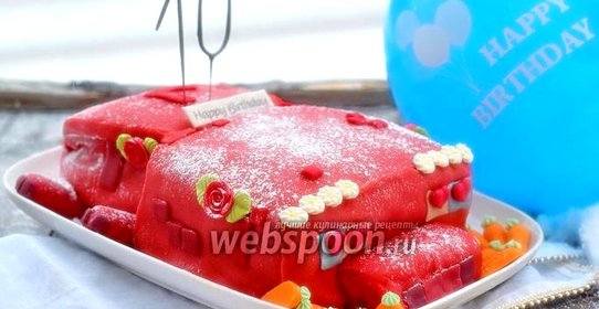 Торт «Свинка из Майнкрафт»