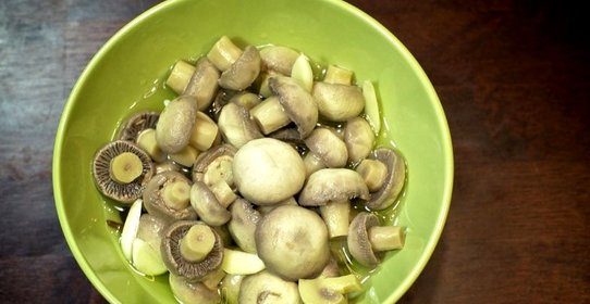 Маринованные шампиньоны быстрого приготовления
