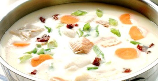 Бергенский рыбный крем-суп