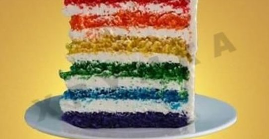 Радужный торт