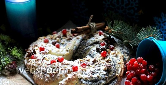 Маковый кекс на Рождество