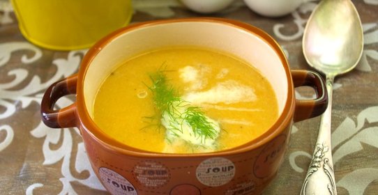 Рыбный суп-пюре со сливками