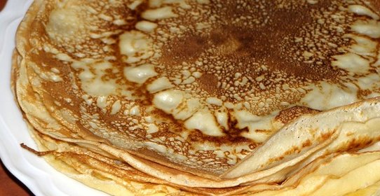 Блины на молоке без яиц