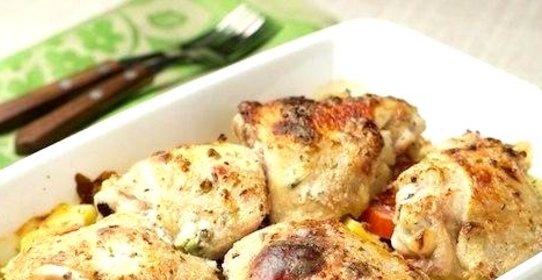 Курица в кефире в мультиварке