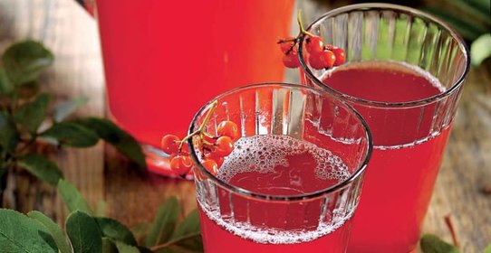 Морс из черноплодной рябины с медом