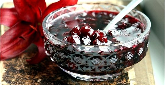 Варенье из черешни без сахара