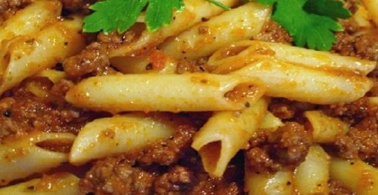 Макароны по-флотски с фаршем