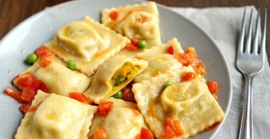 Постные равиоли