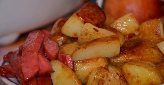 Печеный картофель в кожуре