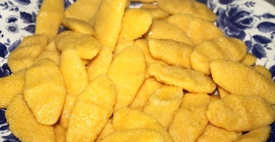 Галушки из кукурузной муки