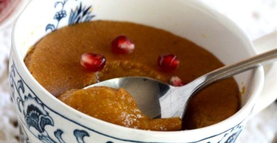 Тыквенный пудинг с кленовым сиропом