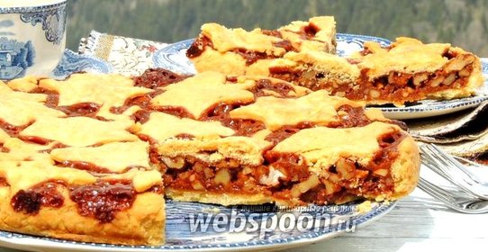 Швейцарский ореховый пирог