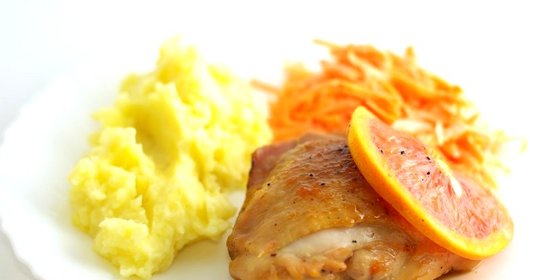 Курица с грейпфрутом