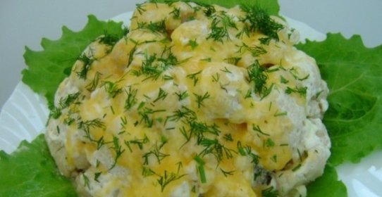 Цветная капуста с фаршем в мультиварке