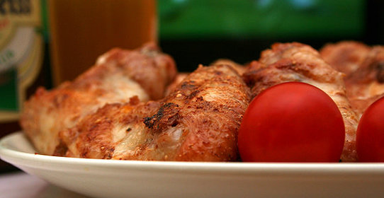 Запеченные куриные крылышки