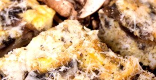 Горячая сырно-грибная закуска с тимьяном